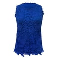 thumbnail image 2 of Tank Tops For Women Lace V Neck Tunic Tank Tops Casual Sleeveless Shirt Blouse Camisole Tops For Women, 2 of 6
