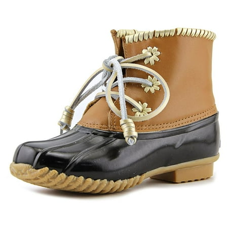 - Jack Rogers Chloe Classic Round Toe Leather Rain Boot