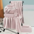 thumbnail image 6 of Xuniizn Bath Towel and Wash Cloths Set: 3xSquare Towel, 1xBath Towel, cotton, Highly Absorbent & Fade Resistant, 6 of 7