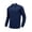 1-Navy Blue, variant on Pinspark Men's Long Sleeve Golf Polo Shirts Moisture Wicking Quick Dry Lightweight Collared Casual Tops