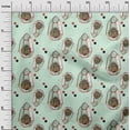 thumbnail image 3 of oneOone Viscose Chiffon Baby Blue Fabric Plants Cactus Quilting Supplies Print Sewing Fabric By The Yard 42 Inch Wide, 3 of 4