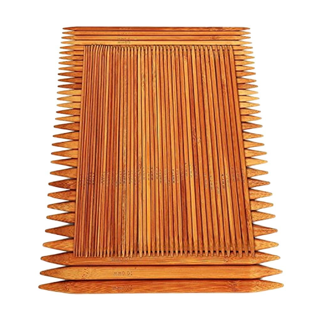 75pcs/kit 75pcs/set Double Point Bamboo Knitting Needles Tapered Points Stitches