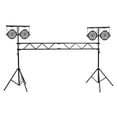 thumbnail image 3 of Miumaeov Pro Audio DJ Lighting Tripod Stand & T Bar 9.84FT Truss Trussing DJ Booth Kit, 3 of 11