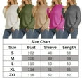 thumbnail image 2 of Winter Warm Sweater Jumper for Women Knitted Tops Casual Long Sleeve Crew Neck Pullover Tops, 2 of 3