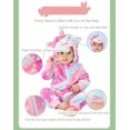 thumbnail image 3 of Unisex Baby Animal Onesie Flannel Hooded Romper for Infants Toddlers (0-3 Years) Winter Jumpsuit for Boys and Girls, 3 of 6