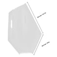 thumbnail image 4 of FESTFENDS Desk File Folder Organizer File Folder Holder Plastic Transparent Student Supplies 1Pcs, 4 of 8