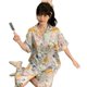 thumbnail image 5 of Camisones con estampado de dibujos animados para mujer, vestido de noche de seda satinada de manga corta, pijama de verano, novedad de 2024, 5 of 5