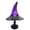 1-Purple Light, variant on Halloween Decor Witch Hat Lamp, LED Halloween Night Light, Halloween Decorations Indoor, Witchy Decor for Shelf Mantel Table, Gothic Home Decoration