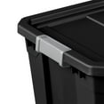 thumbnail image 3 of Sterilite 27 Gal Rugged Industrial Stackable Storage Tote with Lid, 8 Pack, 3 of 9