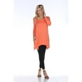 thumbnail image 1 of White Mark Women's 3/4 Sleeve Makayla Tunic Top, 1 of 5