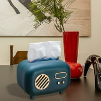 Bpyeka Home Living Room Radio Tissue Box,Home Improvement,Household Essentials