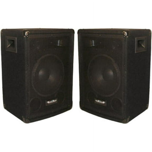 Seismic Audio Pro Audio SA-10 Indoor Stand Mountable Speaker, 100 W RMS, Black