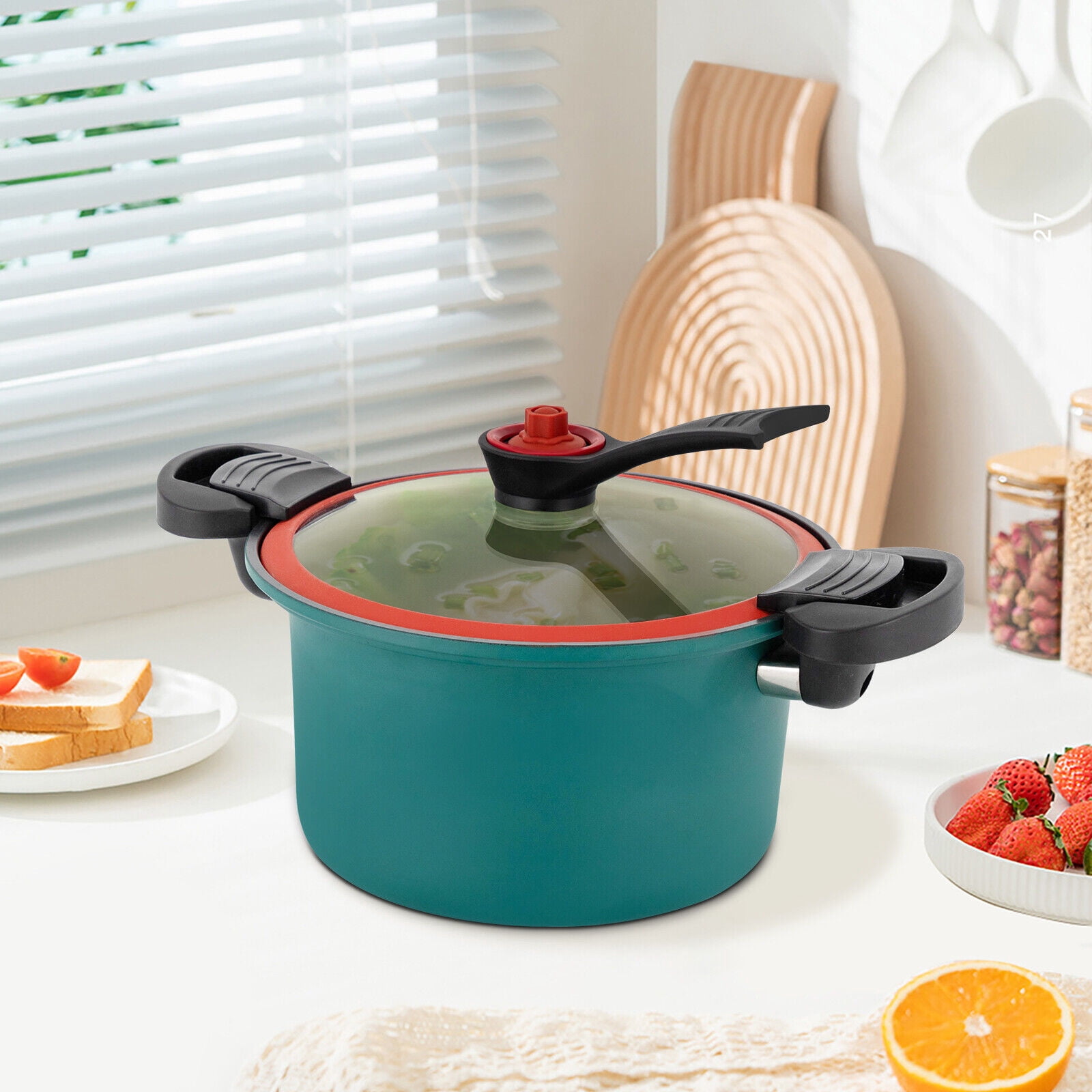 Micro Pressure Cooker, Non-Stick Pot, Stainless Steel Pressure Cooker Non-slip For Use In Home Kitchens, Restaurants