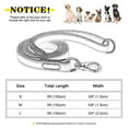 thumbnail image 6 of Pet Artist 5ft Genuine Leather Dog Leash Heavy Duty Walking Training Leashes Strong with Ring, 6 of 7