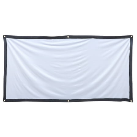 FENGGUIQU Rectangle Backdrop Projection Screen Portable for Home Theater Movies