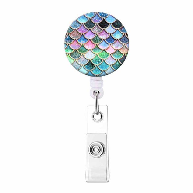 Less Than 5 Office&Craft&Stationery 1PC Heavy Duty Retractable Badge 3.2CM Diameter Versatile Usage Pull Cord