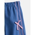thumbnail image 2 of Wonder Nation Toddler Girls Track Pants with Bows, Sizes 18M-5T, 2 of 3