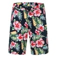 thumbnail image 5 of SSLR Men Hawaiian Shirt + Shorts Suits Casual Short Sleeve Button Down Beach Shirt Sets, 5 of 7