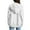 White, variant on Trendy Women's Zip Up Hoodie, Stylish Solid Long Sleeve Sweatshirt for Fall Casual Everyday Wear, Lightweight Soft Plus Size Jacket 2025