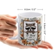 thumbnail image 2 of Christmas Coffee Mug - Raccoon with Inspiring Positive Quotes Mug - 330 ml / 11 oz White Ceramic Cup - Tea Cup for Xmas Party, 2 of 8