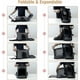 thumbnail image 5 of Mochila para perros y gatos, bolsa de transporte plegable expandible para perros pequeños con correa de seguridad interior y 2 alfombrillas para mascotas, gris, 5 of 5