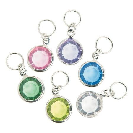 - Fun Express - Colorful Dangle Charms - Craft Supplies - Adult Beading - Charms - 12 Pieces