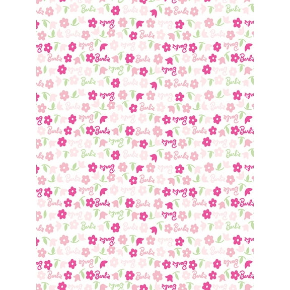 Learns to Cook Removable Vinyl Wallpaper by Barbie - Pink