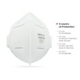 thumbnail image 5 of N95 Mask - NIOSH Approved (White, Pack of 10), Lightweight design, Breathable and comfortable for long periods of wear, N95 Masks For Adults helps filter Pollen and Dust, Universal Fit, 5 of 7