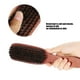thumbnail image 4 of Cepillo De Bigote De Limpieza De Cabello Sintético Portátil, Cepillo De Barba Con Mango De Madera, Para Salón De Belleza ANGGREK Otros, 4 of 8