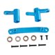 thumbnail image 3 of 1/16 RC Conjunto de dirección del automóvil Piezas RC RC Aluminio Alejo de aluminio Facilizos de metal fácil de instalación con rodamientos para 16101 02 03 04 16106 Azul, 3 of 8