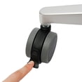 thumbnail image 4 of TOOL1SHOoo Movable Vertical Office Work Height Adjustable (34.06-48in) Multimedia Bracket w/ Brake Band Angle Adjustable Support Rod, 4 of 8