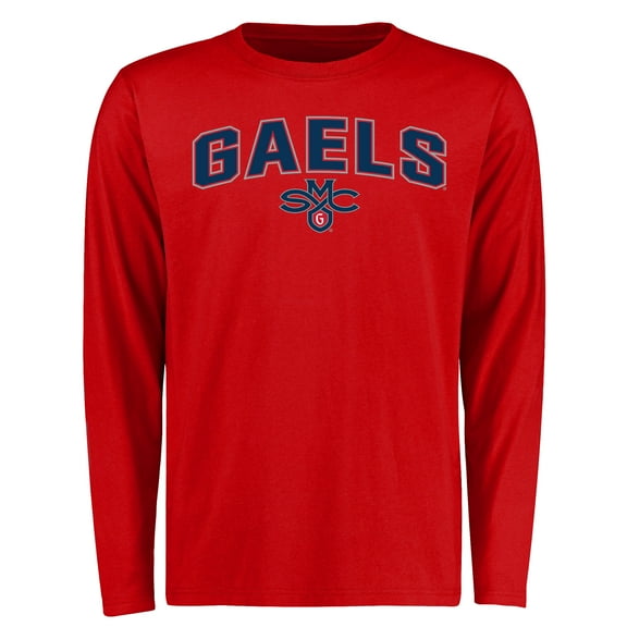 Men's Red Saint Mary's Gaels Proud Mascot Long Sleeve T-Shirt