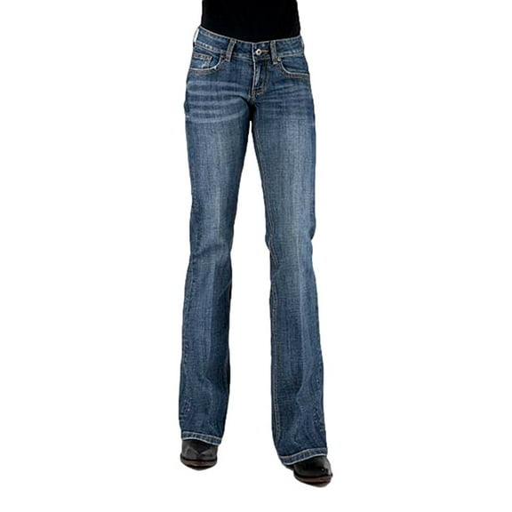 Stetson Western Jeans Womens Bootcut 16 Long Blue 11-054-0816-1322 BU