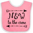 thumbnail image 3 of Inktastic Baby New to the Crew Arrows Boys or Girls Baby Bib, 3 of 4