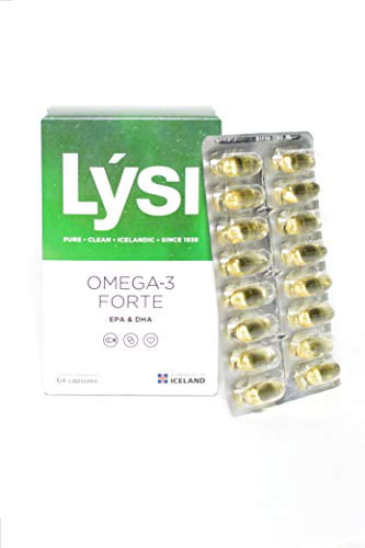 Lysi Omega-3 Forte Capsules, 1200 mg, 64 Count - Walmart ...