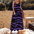thumbnail image 2 of Animal Print Patterns Sleeveless Dress for Women Clothing Female Women's Summer Skirt, 2 of 7