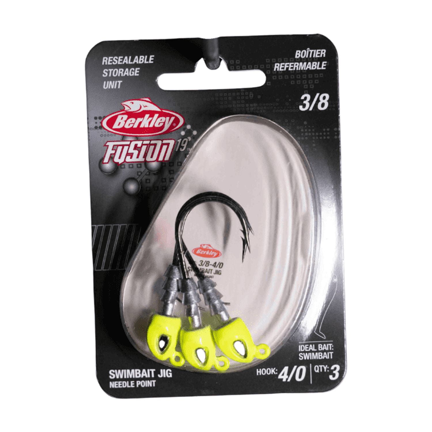 Berkley Fusion19 Swimbait Jighead Pearl White Size 4/0 1/4 oz