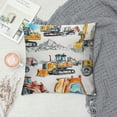 thumbnail image 2 of Orinice Kids Excavator Decorative Pillow Cover, Retro Truck Pillow Cover For Bedroom Living Room, Tractor Machinery Construction Vehicle Cushion Cover, Crane Digger Mixer Throw Pillow Cover White, 2 of 5