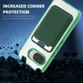 thumbnail image 5 of 2 in 1 Wallet Case for Google Pixel 9A, Compatible with Magsafe Clear Shockproof Magnetic Phone Case with Card Holder Bumper Anti-Yellowing Protective Cover for Google Pixel 9A,Green, 5 of 8