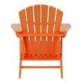 thumbnail image 3 of Afuera Living Portside Classic Outdoor Adirondack Chair (Set of 4) in Orange, 3 of 8