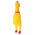 thumbnail image 3 of Yellow Screaming Rubber Chicken Pet Dog Toy Squeak Squeaker Chew Gift, 3 of 6