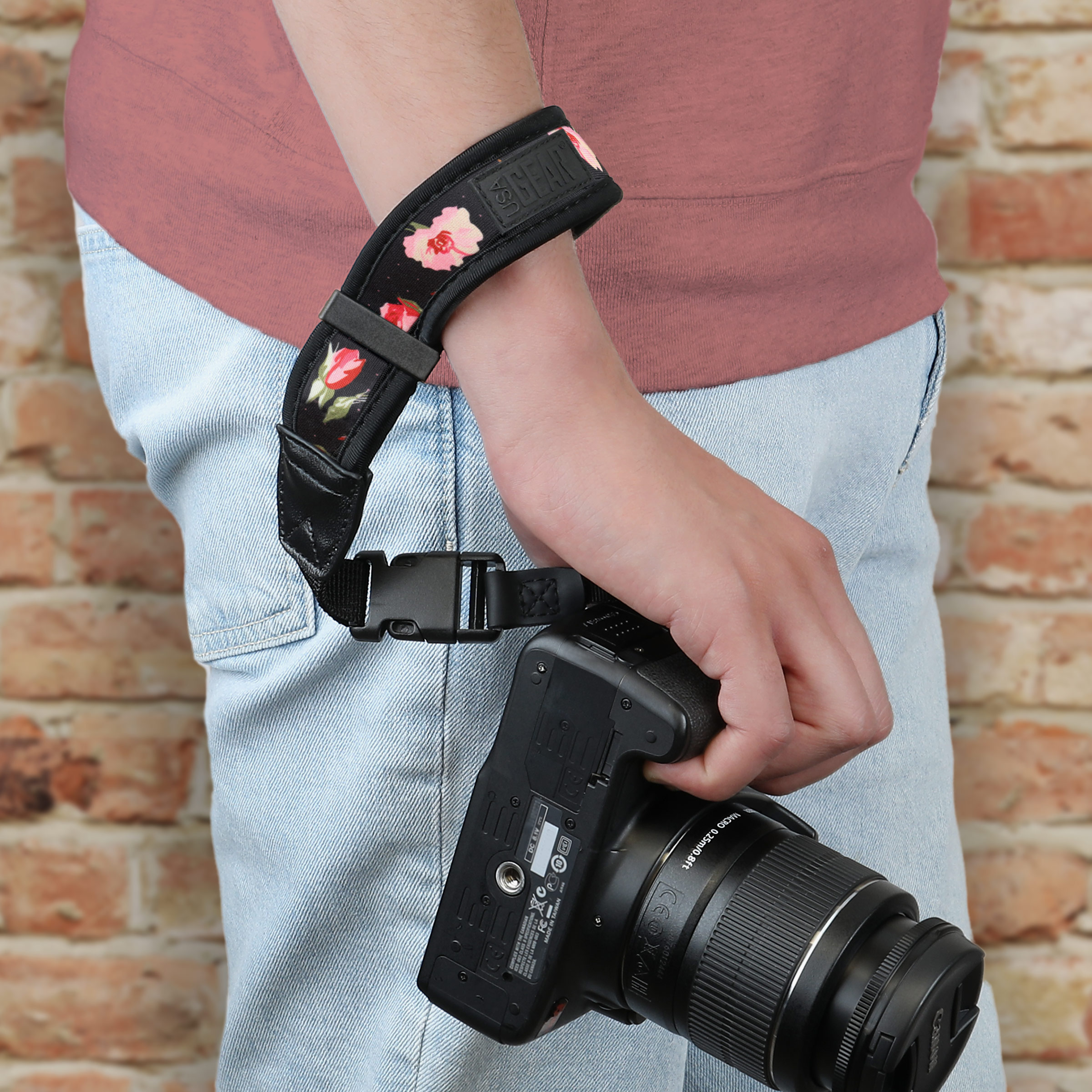 USA Gear Digital Camera Wrist Strap with Padded Neoprene Design and Quick Release Buckle System - image 5 of 9
