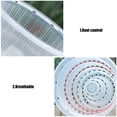 thumbnail image 4 of Root Control Orchid Flower Mesh Pot Contenedor transparente transpirable (12 cm) Likrtyny Libre de BPA, 4 of 5
