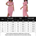 thumbnail image 2 of Falda Conjunto de falda ajustada para mujer, 2 uds., camiseta + falda, conjunto ajustado informal para mujer (rosa M) Ygjytge Rosa T M para Mujer, 2 of 7