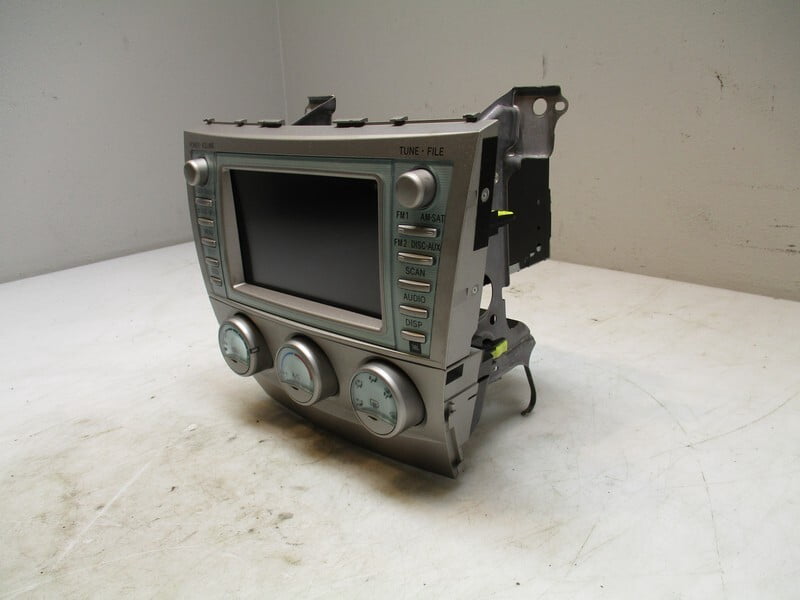 Pre-Owned 2007-2009 Toyota Camry Radio Receiver Navigation Display Screen OEM - Verify Specific Vehicle Fitment In Description - (Good)