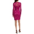 thumbnail image 2 of Bebe womens  Lace Midi Dress, s, Purple, 2 of 3