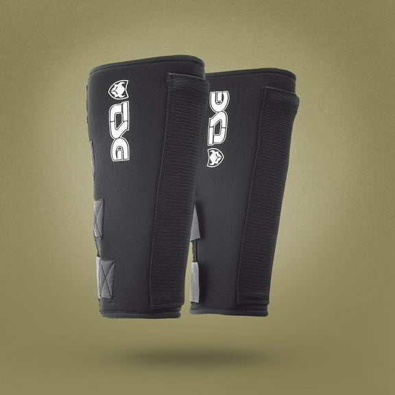 TSG BMX Shin Guards, Hardshell PE, EVA Foam Neoprene Removable Adjustable Straps