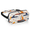Multicolor 3, variant on Nautical Coastal Carrying Case Bag for Gaming Console, Waterproof Travel Crossbody Sling Bag Compatible with Nintendo Switch 2, Adjustable Shoulder Strap Chest Bag, Sailboat Lighthouse
