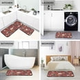 thumbnail image 4 of SKYSONIC Vintage Hot Drinks Kitchen Rugs Set of 2, Retro Winter Coffee Floor Runner Area Rug Washable Carpet Mat Perfect for Living Room Bedroom Entryway, 4 of 7