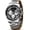 SS silver&black, variant on Poedagar Men's Chronograph Quartz Wristwatch, Black PU Leather Strap, Waterproof Luminous Function